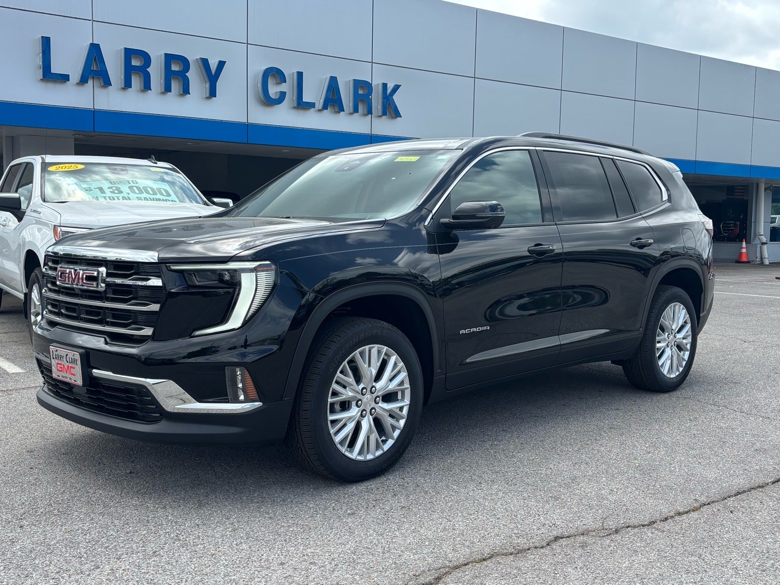 2026 GMC Acadia Elevation in Ebony Twilight Metallic — front three-quarter view