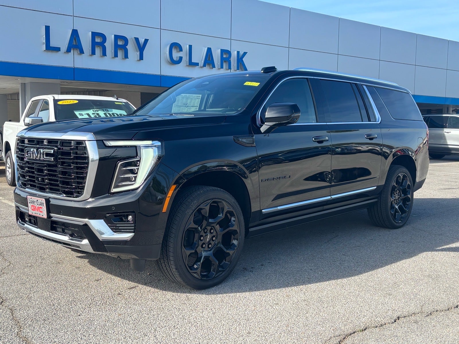 2026 GMC Yukon XL Denali in Onyx Black — front three-quarter view