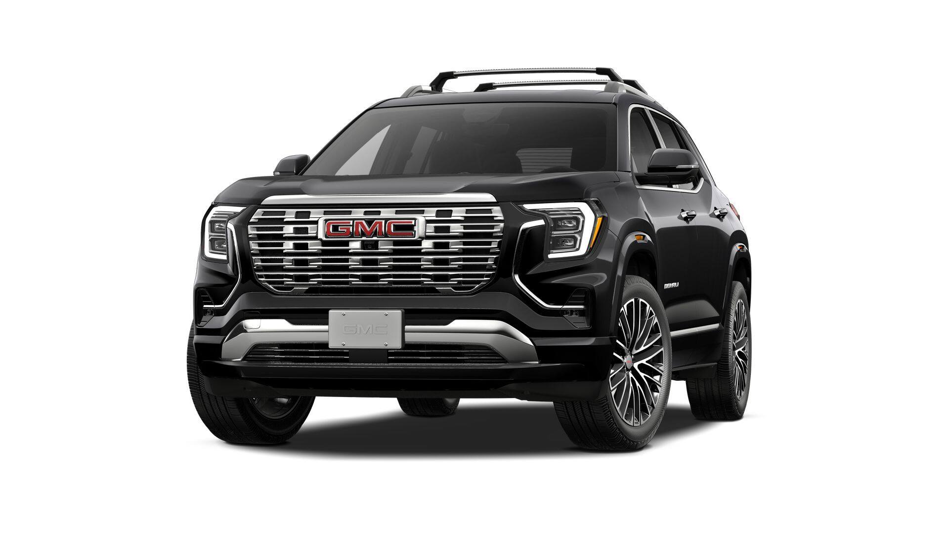 2027 GMC Terrain AWD Denali in Ebony Twilight Metallic — front three-quarter view
